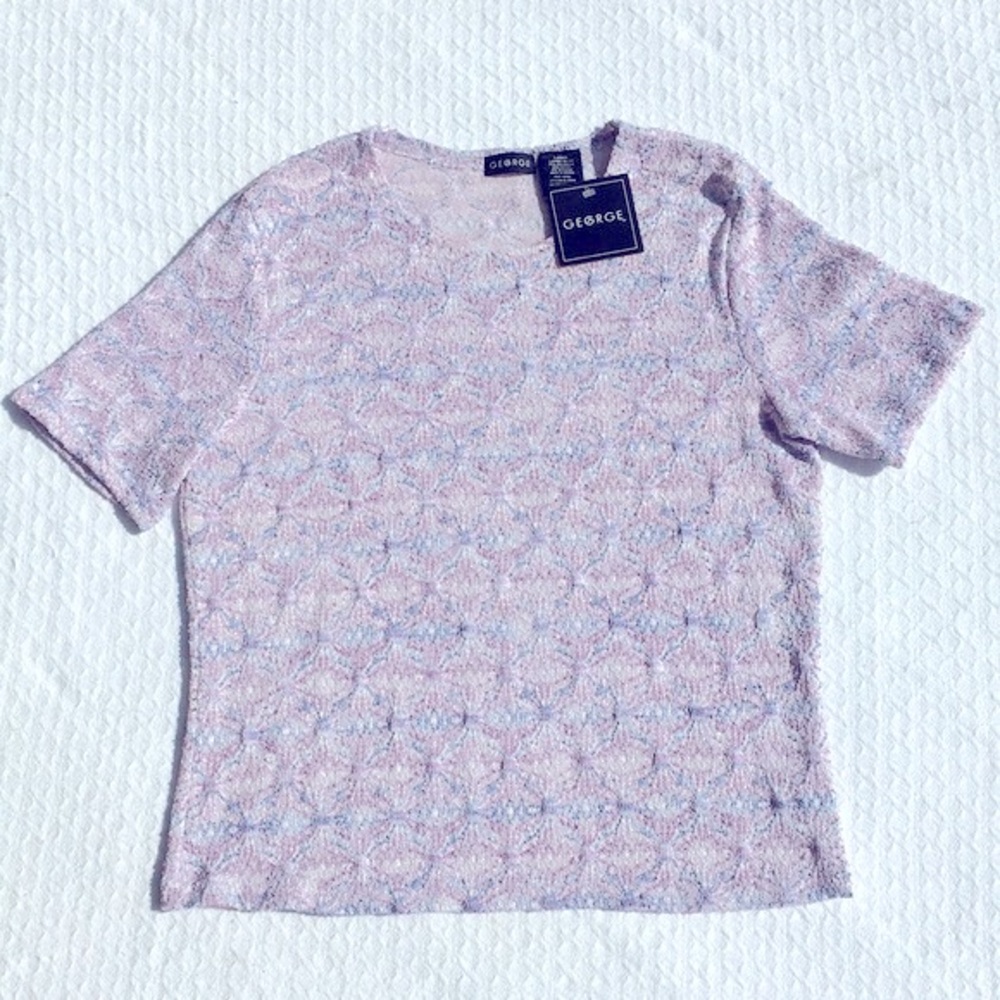 GEORGE LIGHTWEIGHT PASTEL TOP STRETCHY